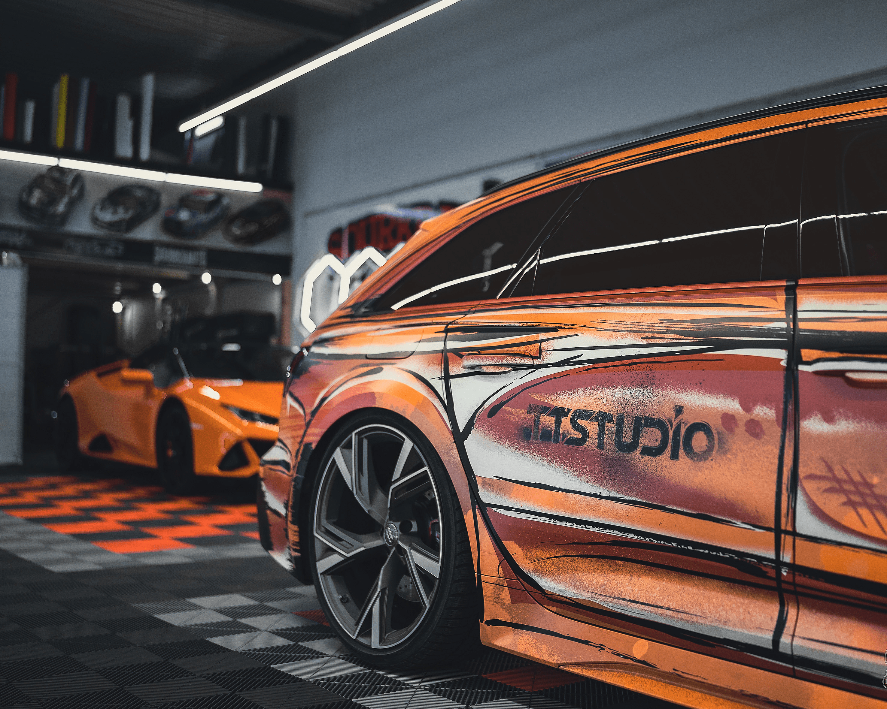 We are a design studio and we love making graphics for wrapping cars